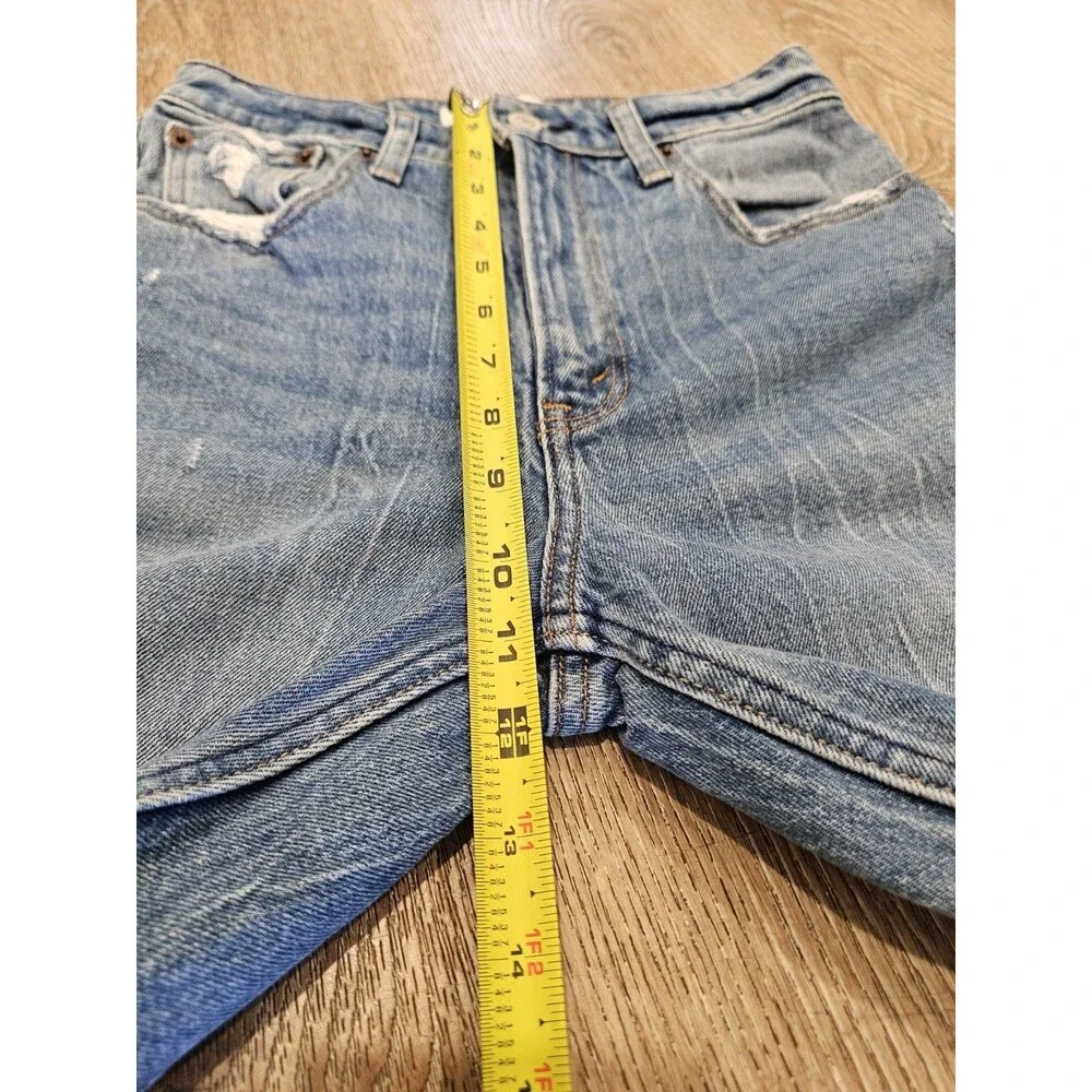 Abercrombie And Fitch Women's High Rise Mom Jeans Size 25/0 - Picture 5 of 7